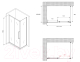 Миниатюра изображения товара Душевой уголок Abber Schwarzer Diamant AG30100BH-S85B
