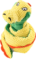 Игрушка для собак Mr. Kranch Змейка с карманами / MKR000019 (желтый) - 