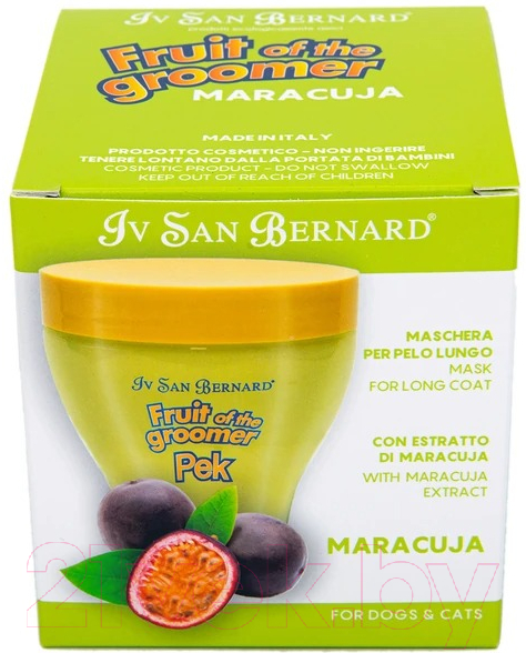 Маска для животных Iv San Bernard Fruit Of The Groomer Maracuja для длинной шерсти