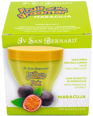 Маска для животных Iv San Bernard Fruit Of The Groomer Maracuja для длинной шерсти (250мл)