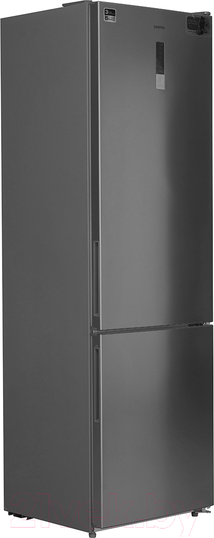Холодильник с морозильником Centek CT-1733 NF Inox Multi