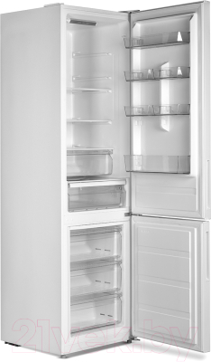 Холодильник с морозильником Centek CT-1733 NF White Multi 