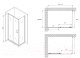 Миниатюра изображения товара Душевой уголок Abber Schwarzer Diamant AG301105-S605