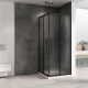 Миниатюра изображения товара Душевой уголок Abber Schwarzer Diamant AG02090BMH