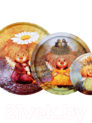 Набор тарелок GALA Ангел семейного счастья / TS015