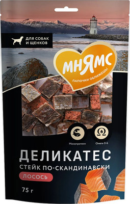Лакомство для собак Мнямс Стейк по-скандинавски / 709470 (75г) - 