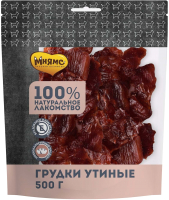 Лакомство для собак Мнямс Грудки утиные / 705915 (500г) - 