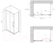 Миниатюра изображения товара Душевой уголок Abber Schwarzer Diamant AG30110H-S100