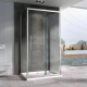 Миниатюра изображения товара Душевой уголок Abber Schwarzer Diamant AG30110H-S50-S50