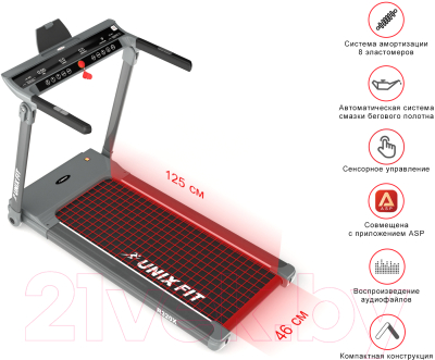 Электрическая беговая дорожка UNIX Fit R-320X / TDR320X