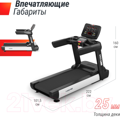 Электрическая беговая дорожка UNIX Fit T-1550 PRO / TDT1550PRO