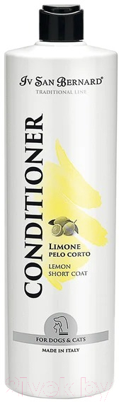 Кондиционер для животных Iv San Bernard Traditional Line Lemon для короткой шерсти