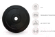 Миниатюра изображения товара Диск для штанги UNIX Fit d25мм DU5000RUB (5кг, черный)