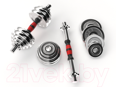 Изображение товара Набор гантелей разборных UNIX Fit DBKITU30 (30кг)