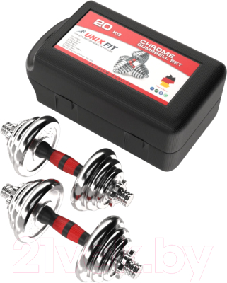 Изображение товара Набор гантелей разборных UNIX Fit DBKITU20 (20кг)