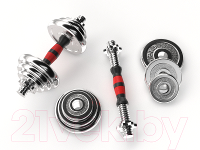 Изображение товара Набор гантелей разборных UNIX Fit DBKITU20 (20кг)