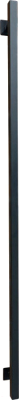 Полотенцесушитель водяной Ростела Слим 1500/1 (1/2") (черный, нижнее подключение)