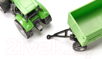 Трактор игрушечный Siku Deutz-fahr с прицепом / 1606