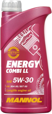 Моторное масло Mannol Energy Combi LL 5W30 API SN/ MN7907-1 (1л)