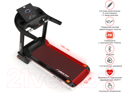 Изображение товара Электрическая беговая дорожка UNIX Fit MX-930R / TDMX930R