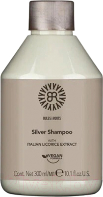 Оттеночный шампунь для волос Bulbs&Roots Для нейтрализации желтого оттенка светлых волос (300мл)