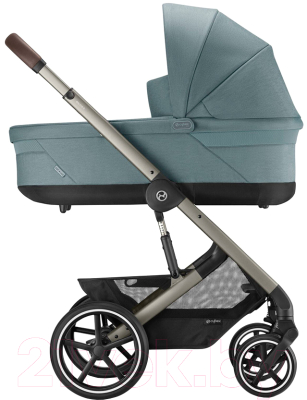 Детская универсальная коляска Cybex Balios S Lux SLV 2 в 1 (Sky Blue, с дождевиком)