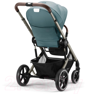 Детская универсальная коляска Cybex Balios S Lux SLV 2 в 1 (Sky Blue, с дождевиком)