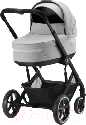 Детская универсальная коляска Cybex Balios S Lux BLK 3 в 1  (Lava Grey, с дождевиком)