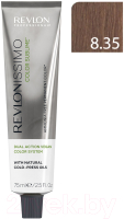Крем-краска для волос Revlon Professional Revlonissimo Color Sublime Vegan тон 8.35 (75мл) - 