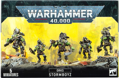 

Набор фигурок для настольной игры, Orks: Stormboyz / 50-13