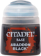 Краска для моделей Citadel Base. Abaddon Black / 21-25 (12мл) - 
