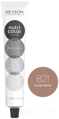 Крем-краска для волос Revlon Professional NСС 821 (100мл, серебристо-бежевый)