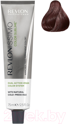 Крем-краска для волос Revlon Professional Revlonissimo Color Sublime Vegan тон 5.75 (75мл)