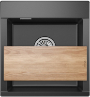 Мойка кухонная GRANULA ES-4701 (черный) - 
