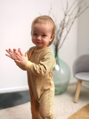 Изображение товара Набор комбинезонов для малышей MOWbaby Birds / 1282 (Yellow, р.62)