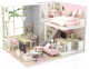 Кукольный домик Hobby Day Розовый сканди / PC2301  - 