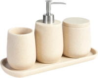 Набор аксессуаров для ванной Home One Nature 417473 (Sandstone) - 