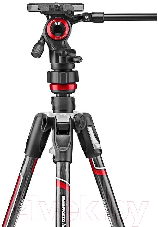 Штатив Manfrotto Befree Live Twist Carbon c видеоголовкой / MVKBFRTC-LIVE