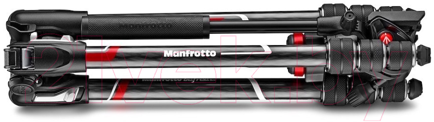 Штатив Manfrotto Befree Live Twist Carbon c видеоголовкой / MVKBFRTC-LIVE