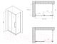 Миниатюра изображения товара Душевой уголок Abber Schwarzer Diamant AG30140BMH-S70BM