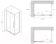 Миниатюра изображения товара Душевой уголок Abber Schwarzer Diamant AG30140BMH-S90BM