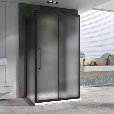 Купить Душевой уголок Abber Schwarzer Diamant AG30150BMH-S100BM-S100BM в Гродно