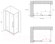 Миниатюра изображения товара Душевой уголок Abber Schwarzer Diamant AG30150BMH-S90BM
