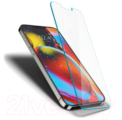 Защитное стекло для телефона Spigen Glas.TR Slim iPhone 13/13 Pro / AGL03391