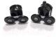 Миниатюра изображения товара Душевой уголок Abber Schwarzer Diamant AG30170BH-S60B-S60B