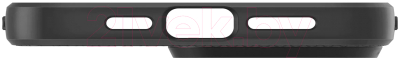Чехол-накладка Spigen Liquid Air для iPhone 14 Pro / ACS04957 (матовый черный)