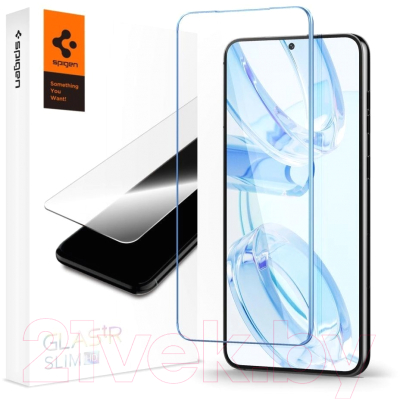 Защитное стекло для телефона Spigen Glas.tR Slim HD для Galaxy S23 / AGL05961 (Clear)