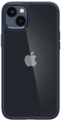 Чехол-накладка Spigen Ultra Hybrid для iPhone 14 / ACS05045 (темно-синий)