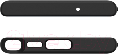 Чехол-накладка Spigen Ultra Hybrid для Galaxy S23 Ultra / ACS05618 (матовый черный)