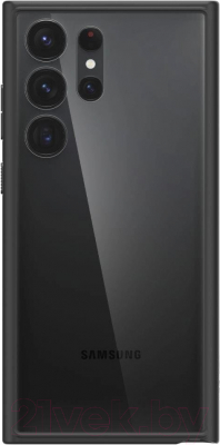 Чехол-накладка Spigen Ultra Hybrid для Galaxy S23 Ultra / ACS05618 (матовый черный)